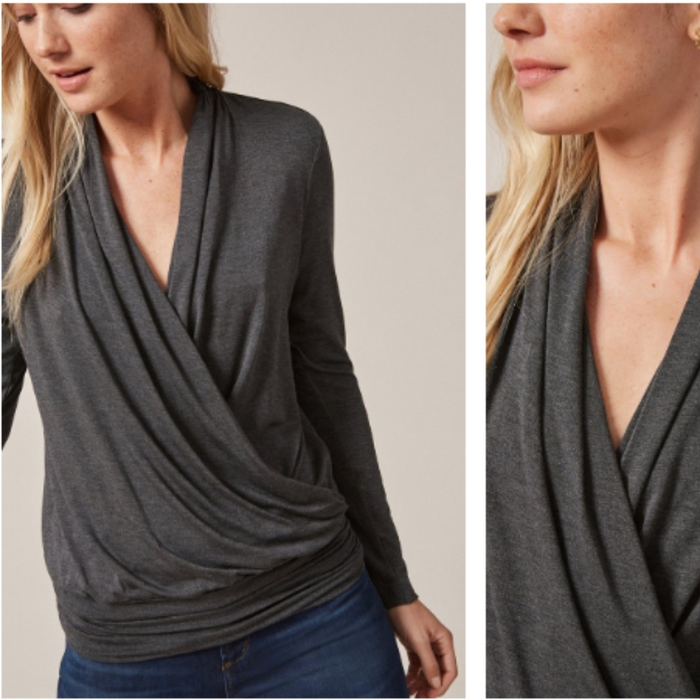 Amour Vert Angela Surplus Top S